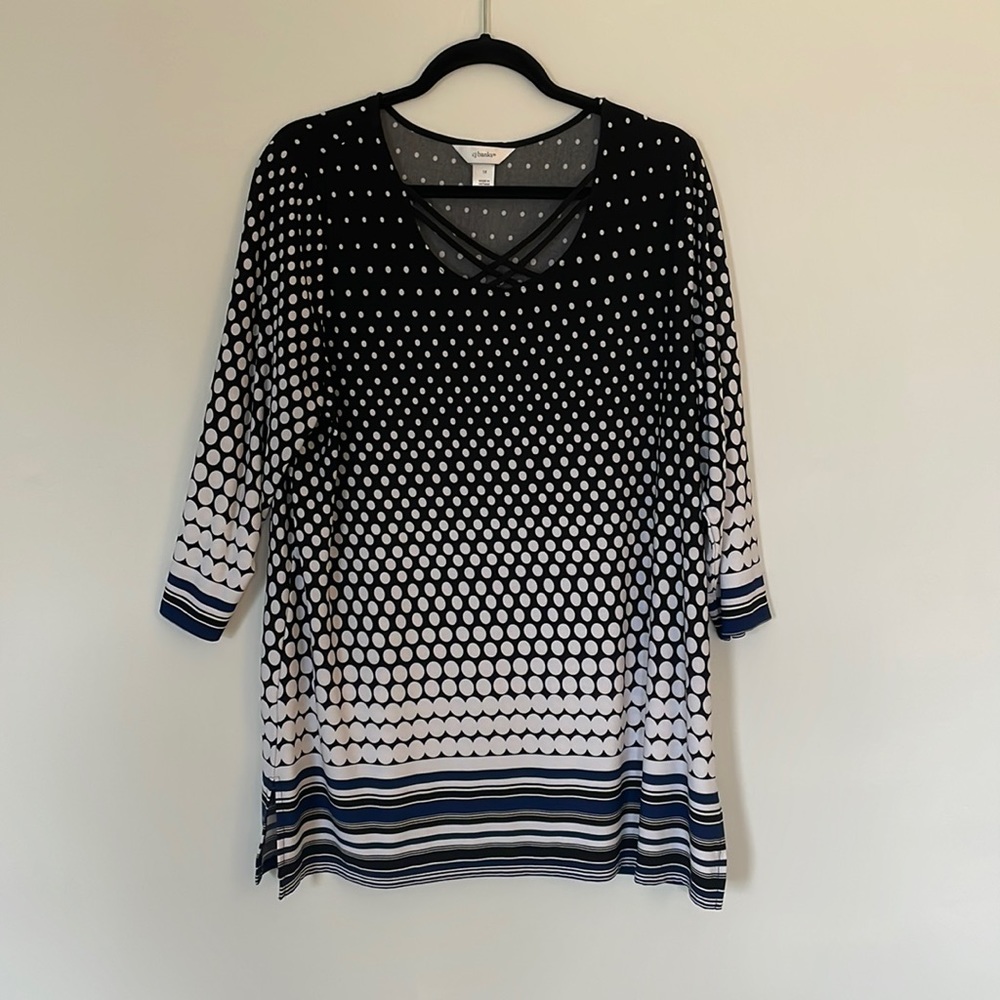 CJ Banks Women’s Tunic Shirt Size 1X
